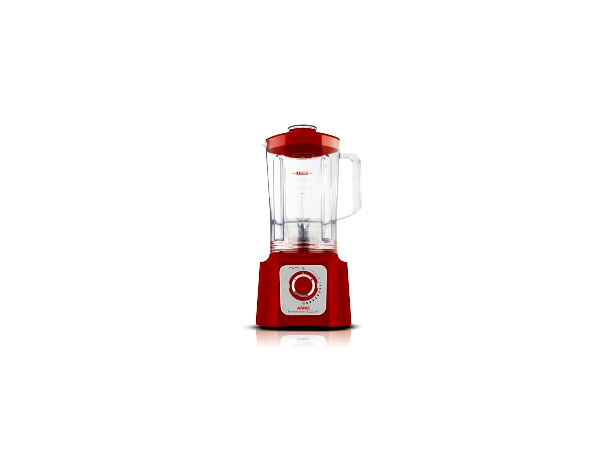 Liquidificador Arno Power Max 1000W LN54, 15 Velocidades, Copo SAN 3,1L, Preto