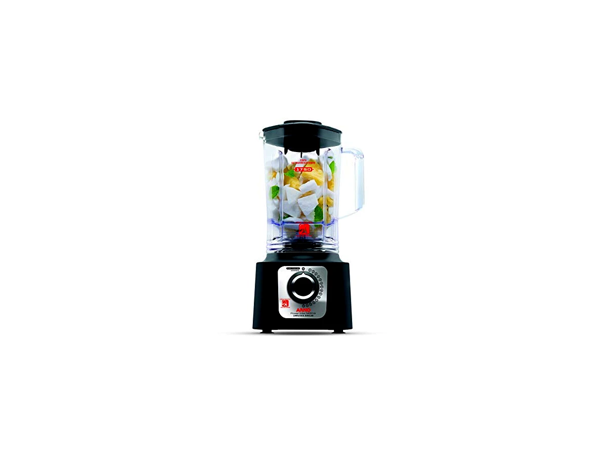 Liquidificador Arno Power Max 1400W LN58, 15 Velocidades, Copo de Vidro 1,75L, Preto