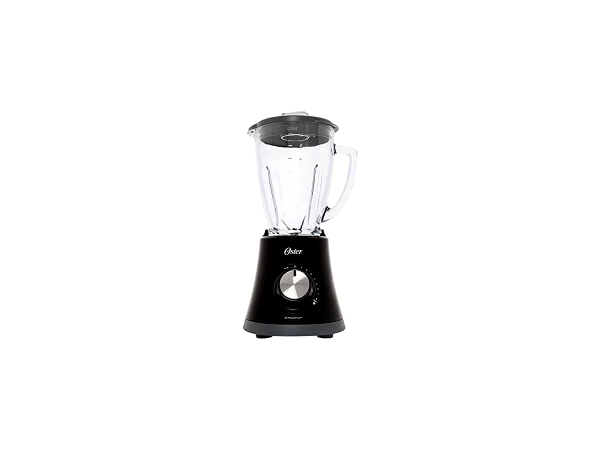 Liquidificador Oster Super Chef OLIQ610 Preto 750W Copo de Vidro 1,25L 8 Velocidades