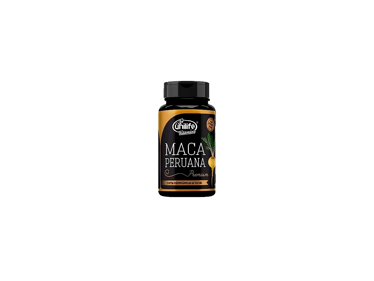 Maca Peruana Biokosher 500mg Unilife Vitamins 120 Cápsulas