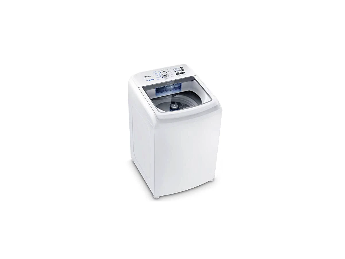 Máquina de Lavar Electrolux 15kg Essential Care com Cesto Inox e Dispenser Jet&Clean Branca - LED15