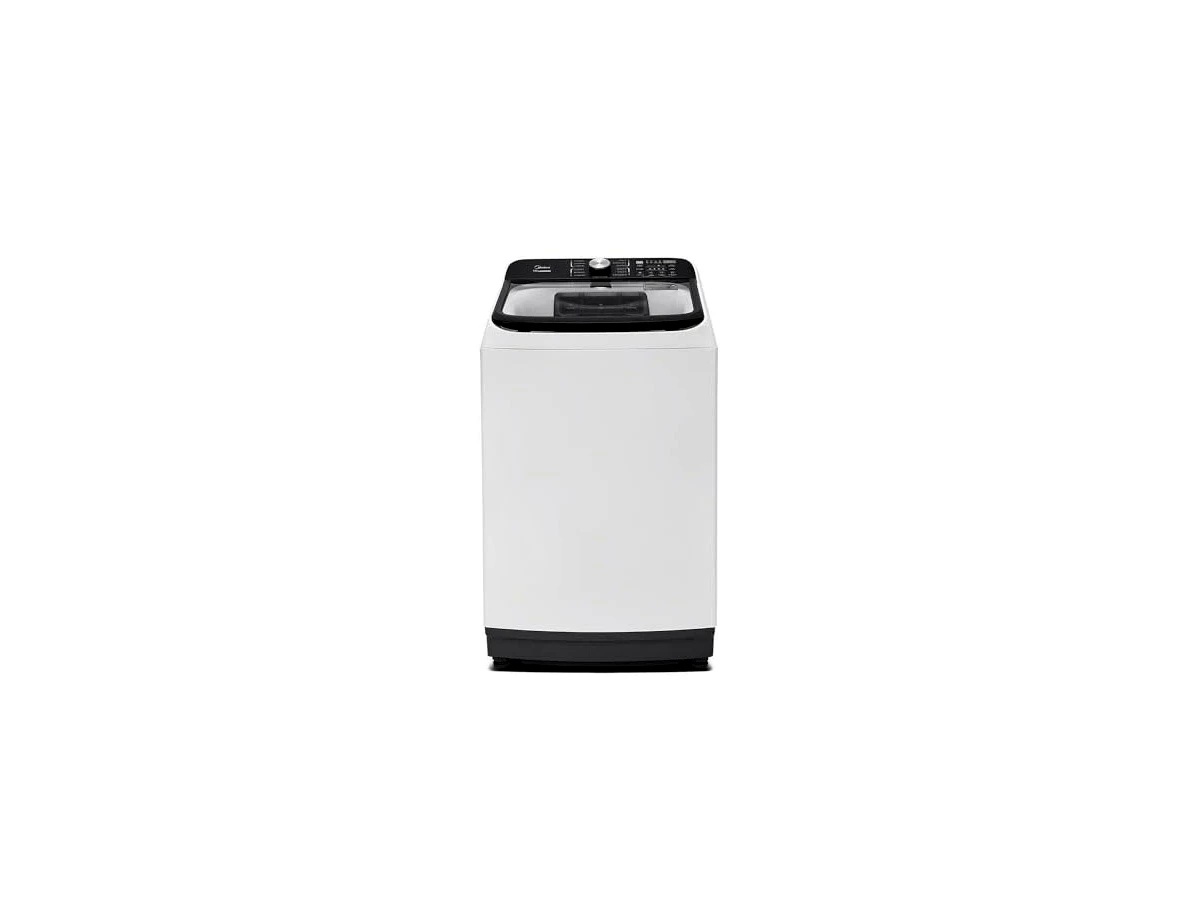 Máquina de Lavar Midea 15kg Top Load Wave Agitator com Filtro em Inox Branca - MA512W150A