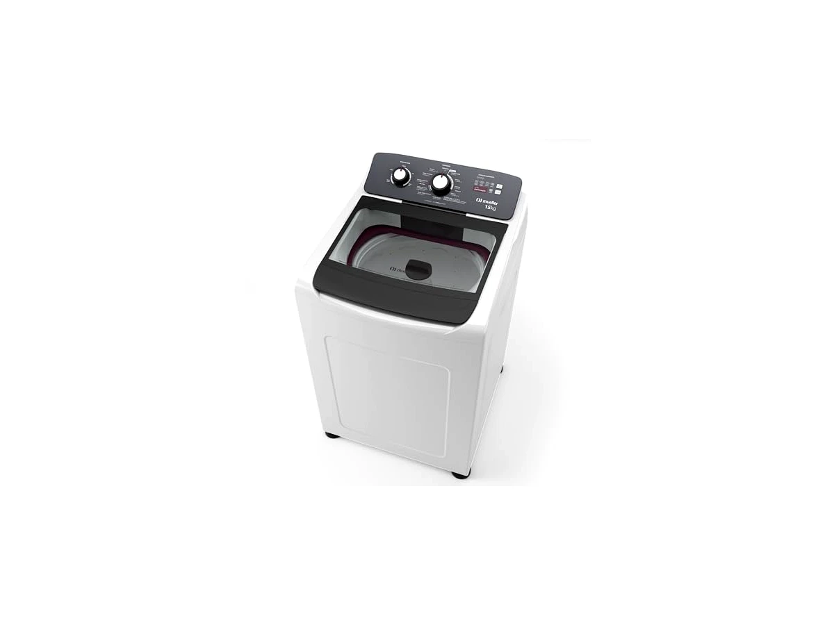 Máquina de Lavar Mueller 15kg Automática com Ultracentrifugação e 11 Programas Branca - MLA15
