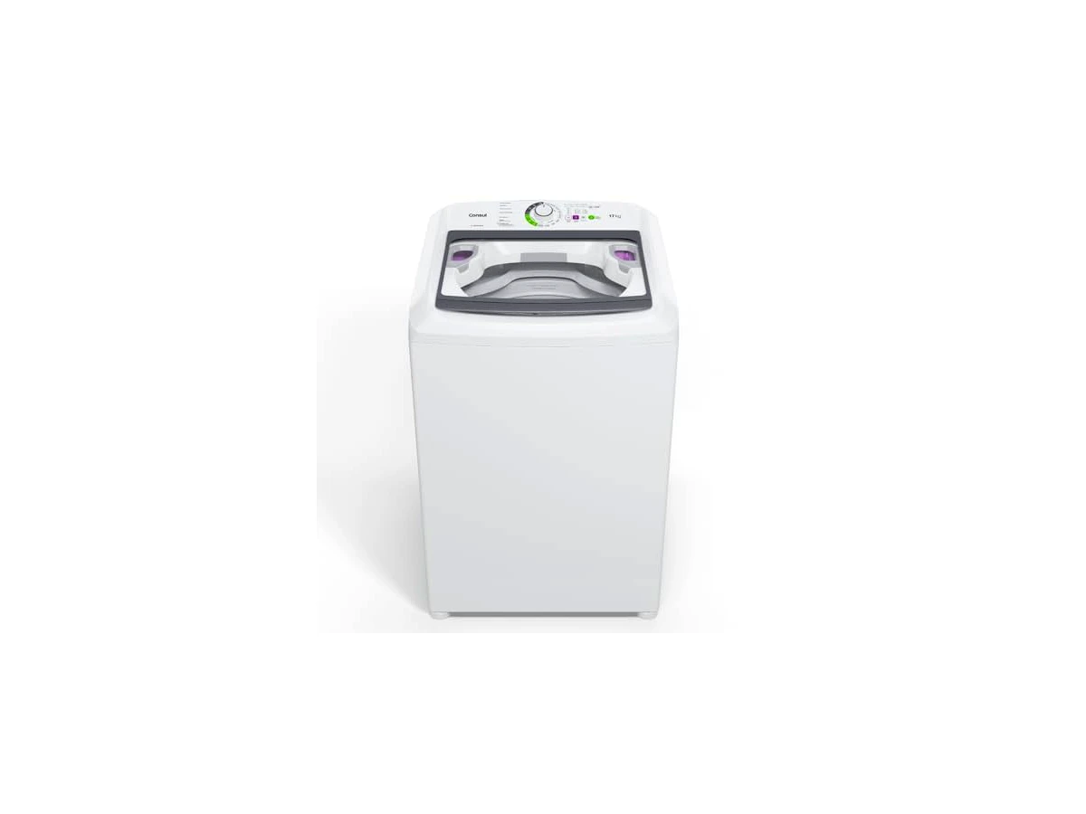 Máquina de Lavar Consul 17kg Branca com Lavagem Econômica e Ciclo Edredom - CWK17AB