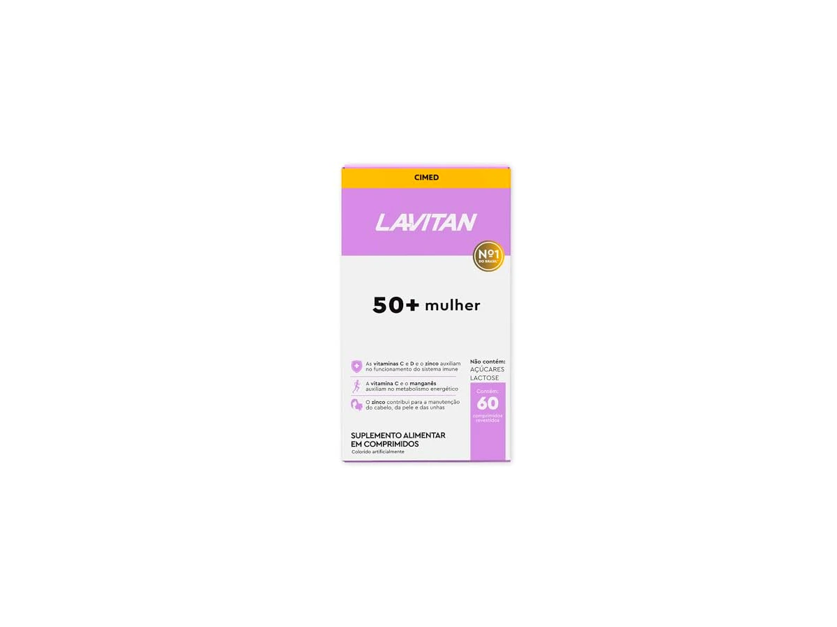 Lavitan 50+ Mulher Multivitamínico (60 Comprimidos)