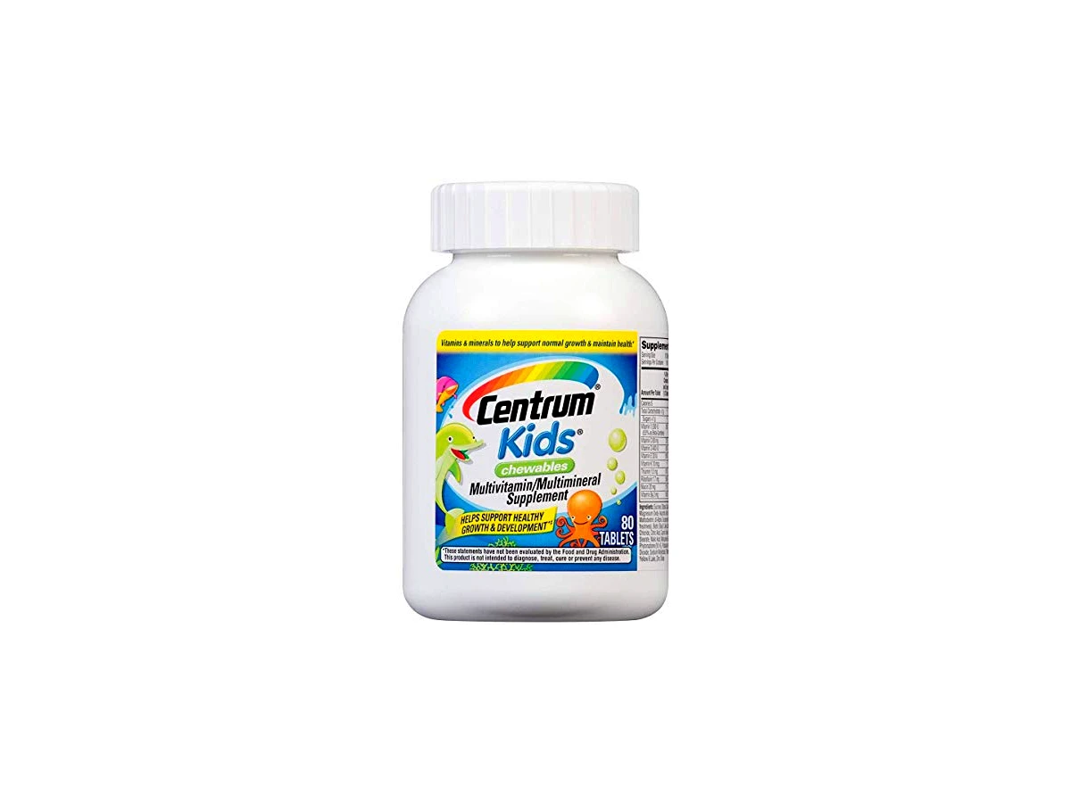 Centrum Kids Multivitamínico em Gomas Sabor Morango e Laranja 60 Gomas - Haleon