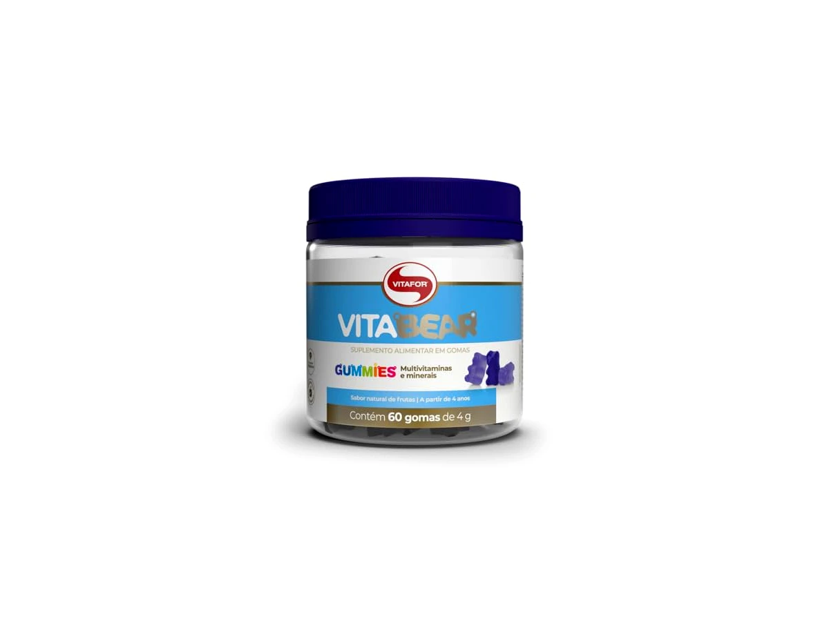 Vitamini Kids Gomas Multivitamínicas Sabor Frutas Vermelhas 60 Gomas - Vitafor