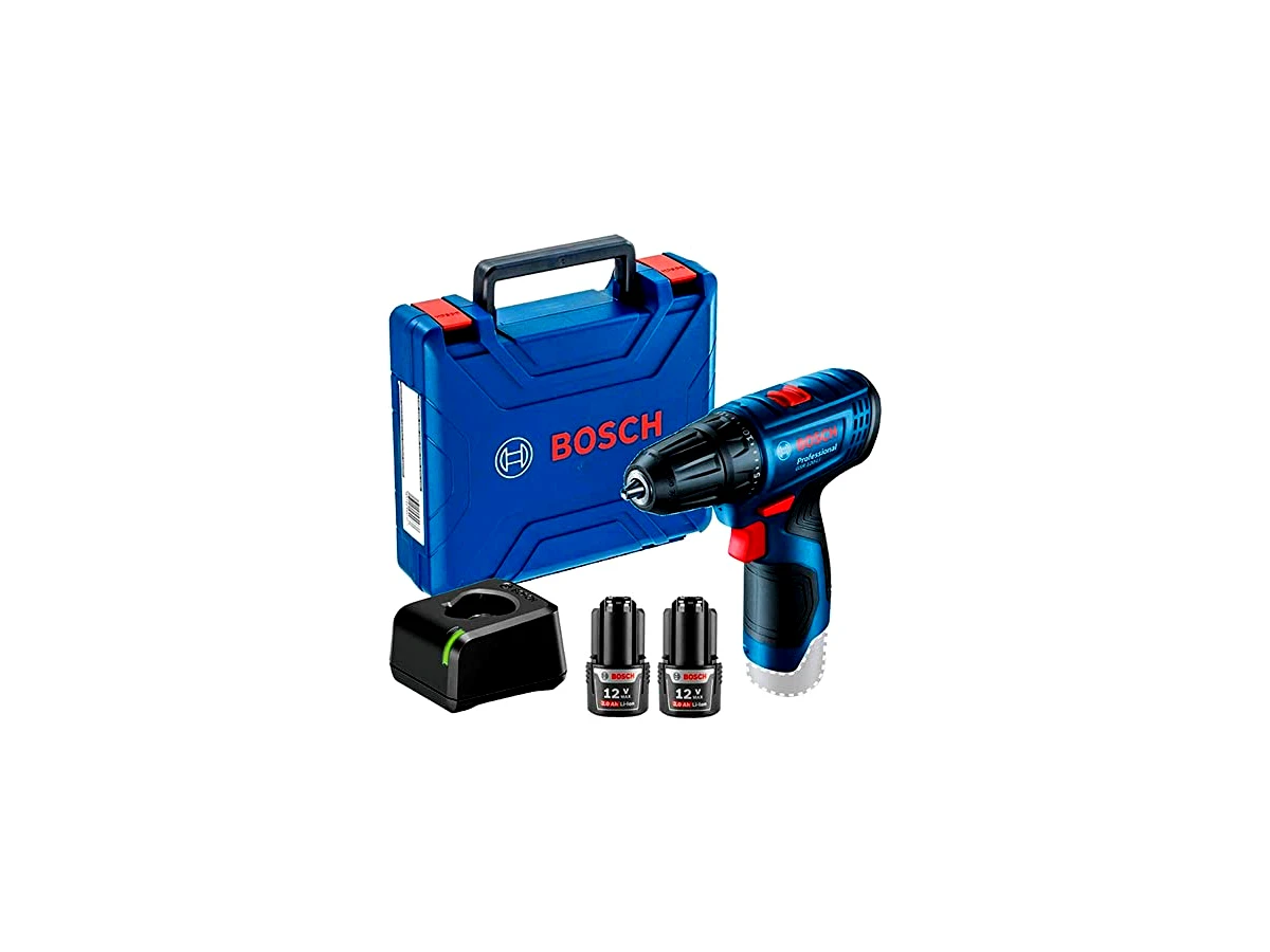 Furadeira e Parafusadeira a Bateria 12V Bosch GSR 120-LI com 2 Baterias e Maleta