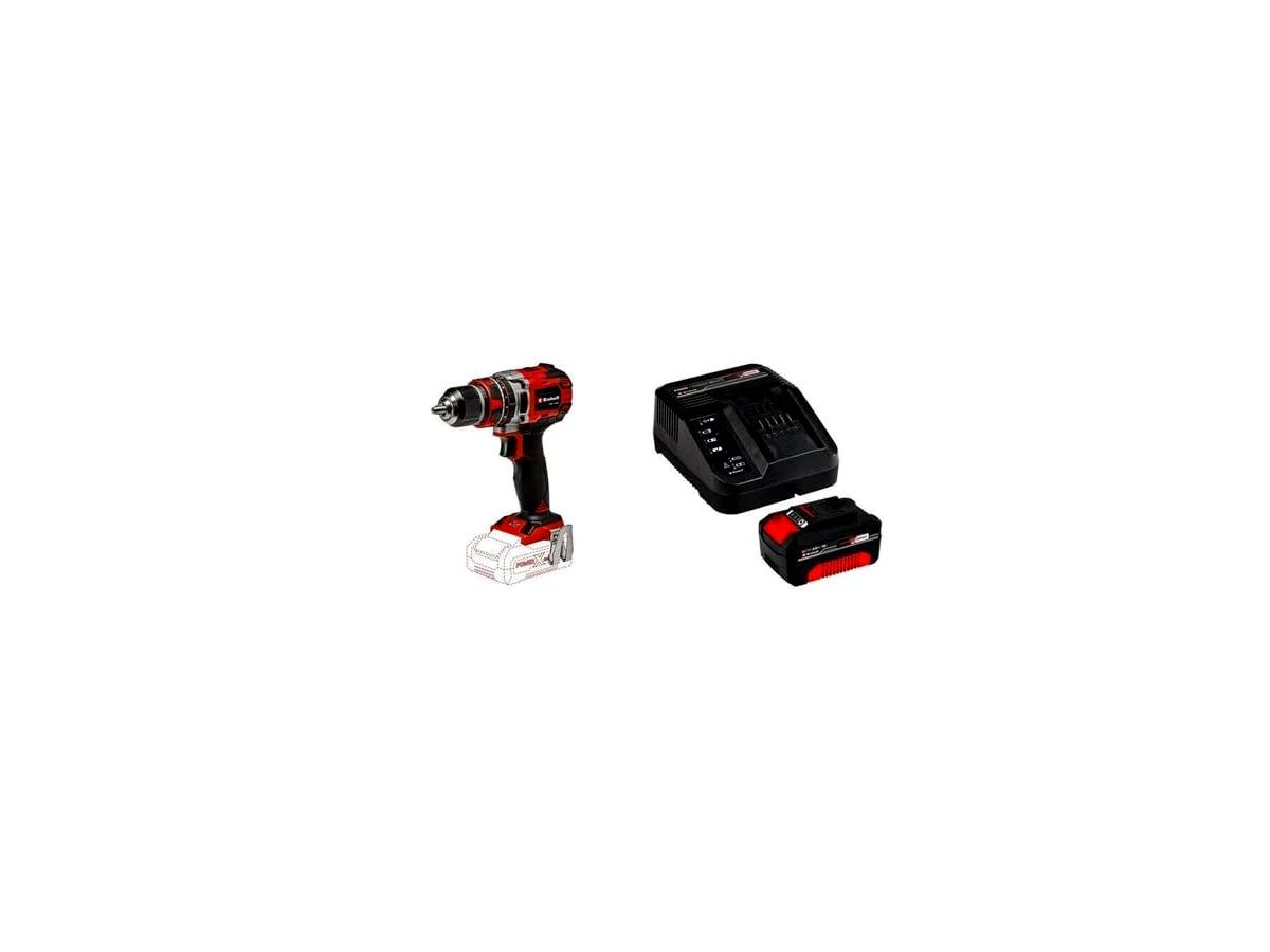 Parafusadeira e Furadeira de Impacto 18V Power X-Change Brushless Einhell TE-CD 18/50 Li-i BL