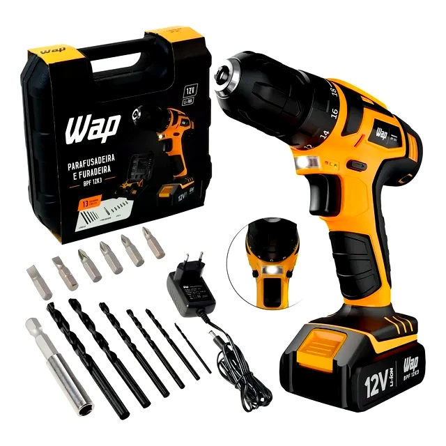 teste Parafusadeira Furadeira WAP BPF 12K3