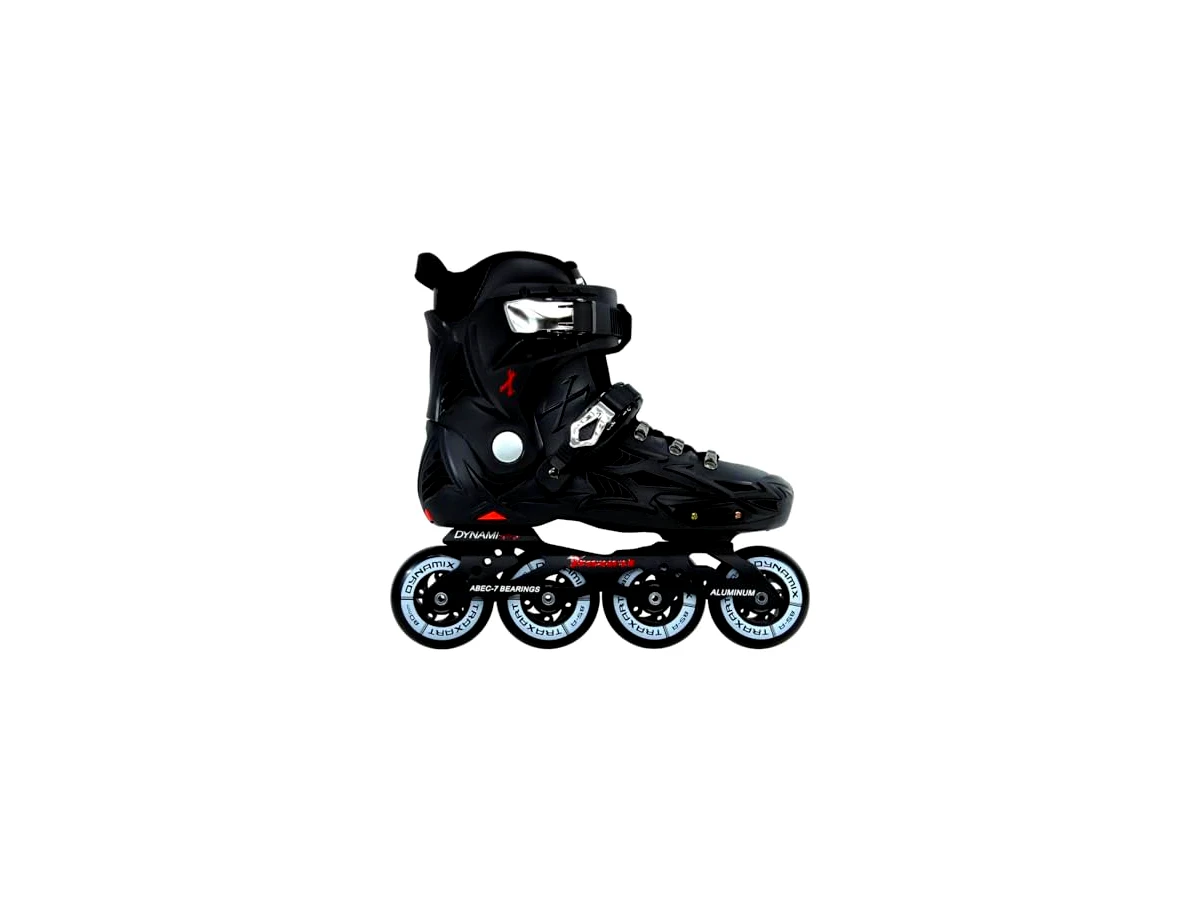 Patins Traxart Dynamix Preto Versão 2 - 80mm ABEC-7