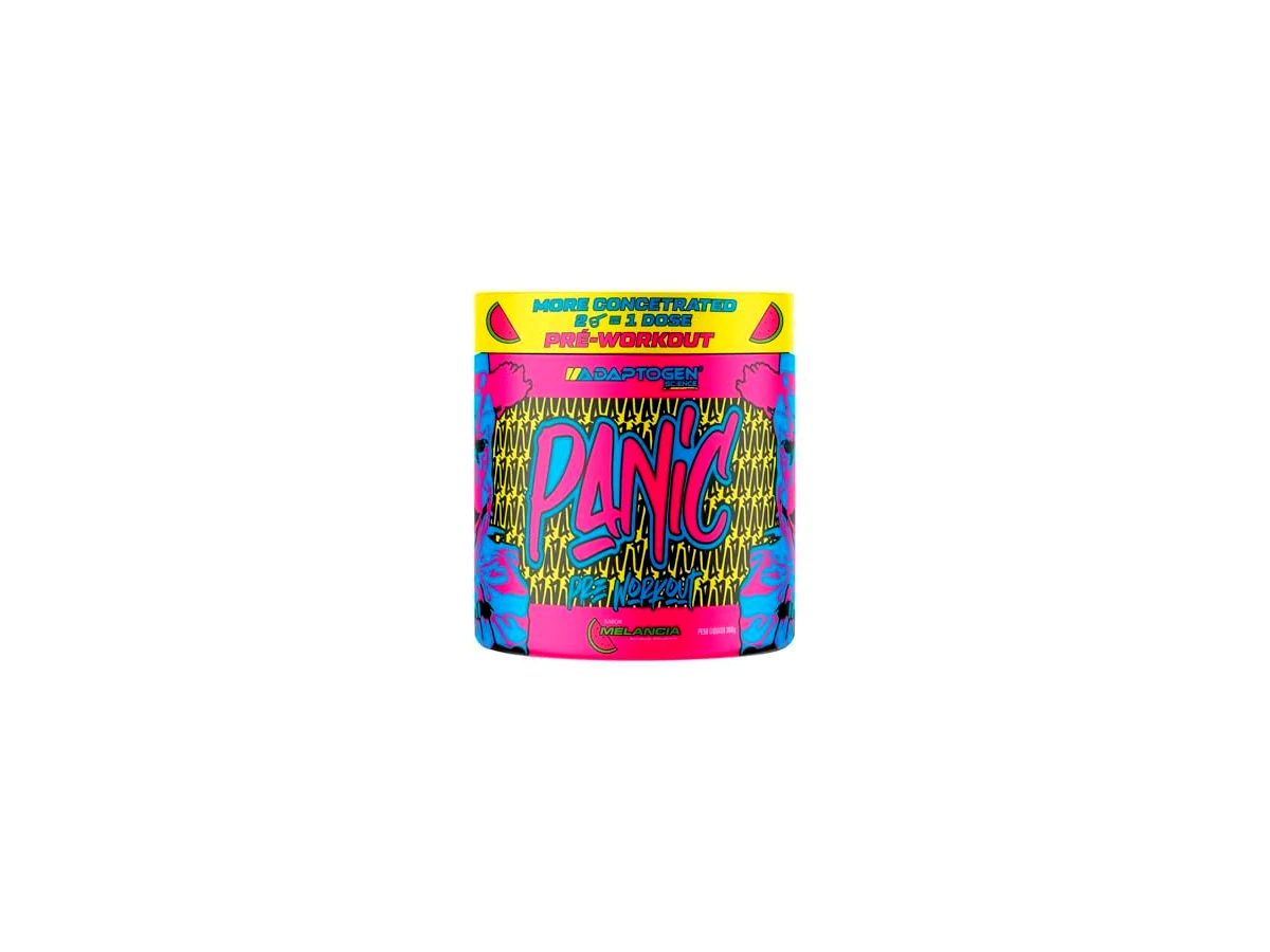 Panic Pre-Workout Pote 300g Sabor Melancia - Adaptogen Science