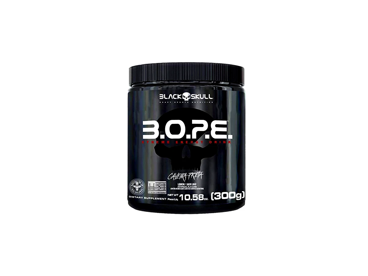 Black Skull B.O.P.E - Sabor Limão (300g)