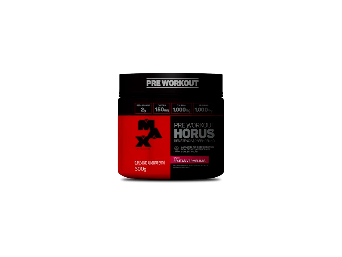 Max Titanium Horus - Sabor Frutas Vermelhas (300g)