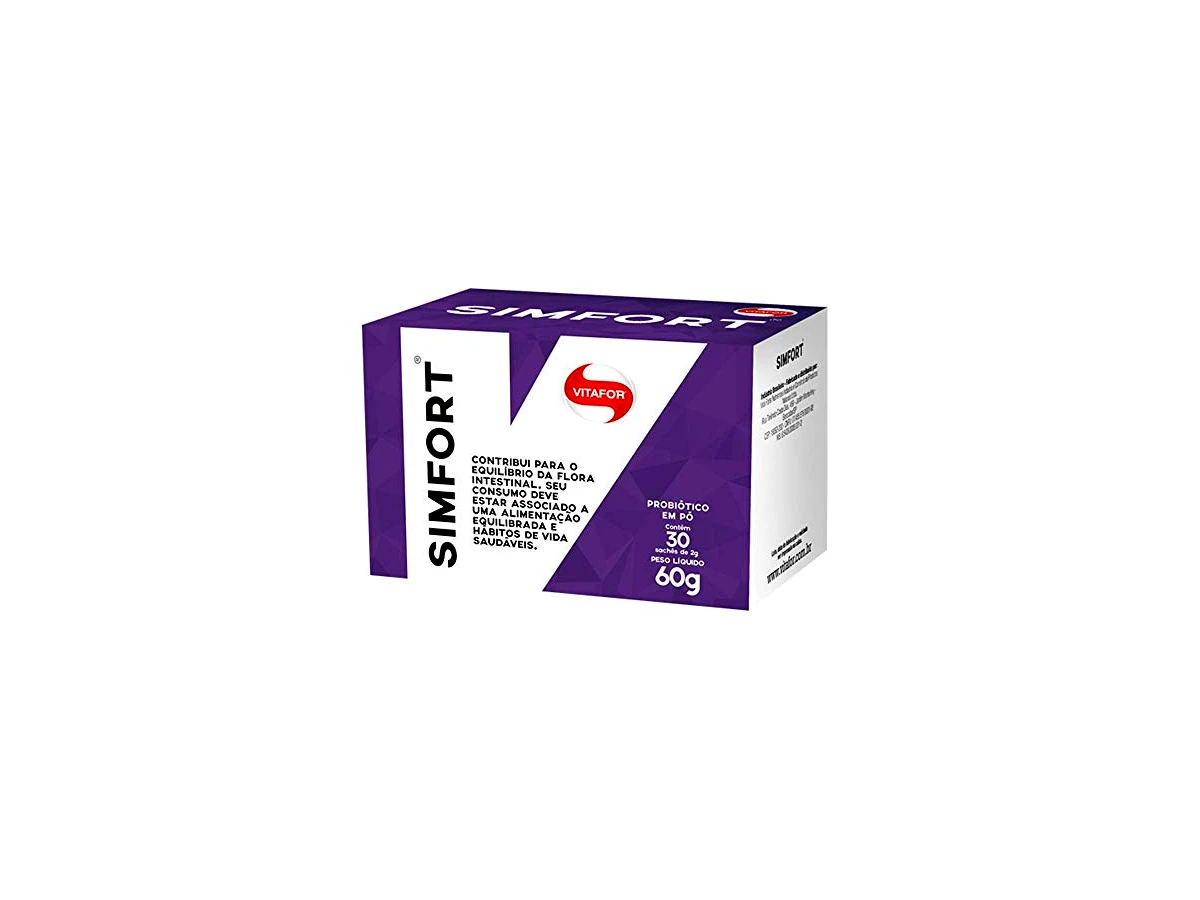 Vitafor Simfort Mix de Probióticos (Lactobacillus acidophilus, rhamnosus, casei, Bifidobacterium lactis e bifidum) 30 Sachês de 2g