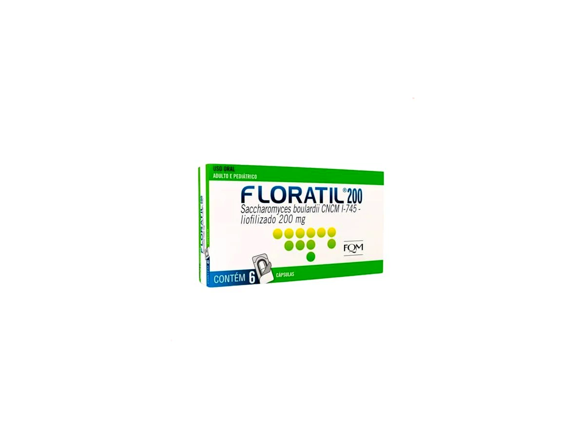 Zambon Floratil 200mg Saccharomyces boulardii-17 liofilizado 6 Cápsulas