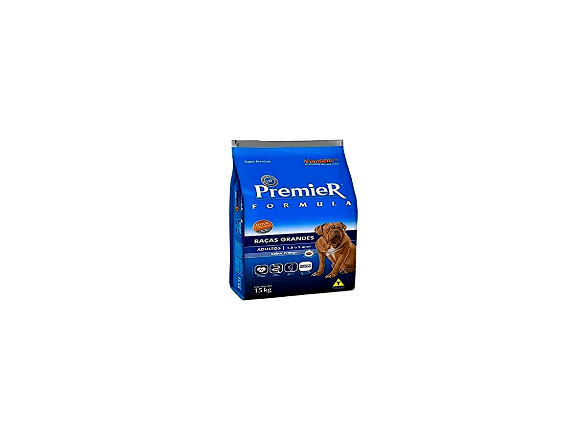 PremieR Pet Ração Seca para Cães Adultos de Porte Grande Sabor Frango 15kg