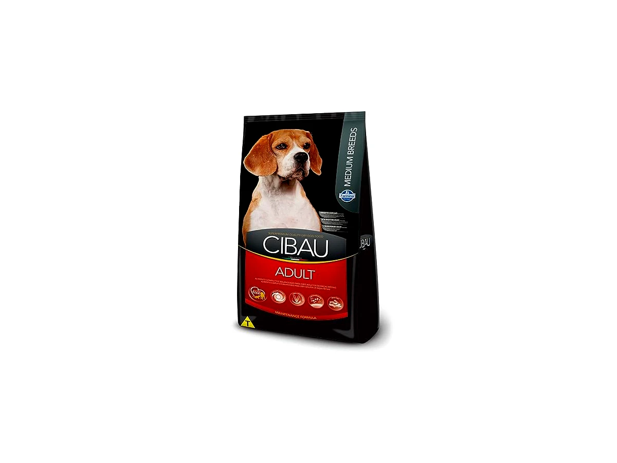 Ração Cibau Super Premium para Cães Adultos Raças Médias e Grandes Sabor Frango - 15kg