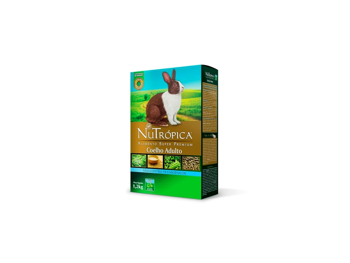 Ração Nutrópica Extrusada para Coelhos Adultos - 1,2 kg