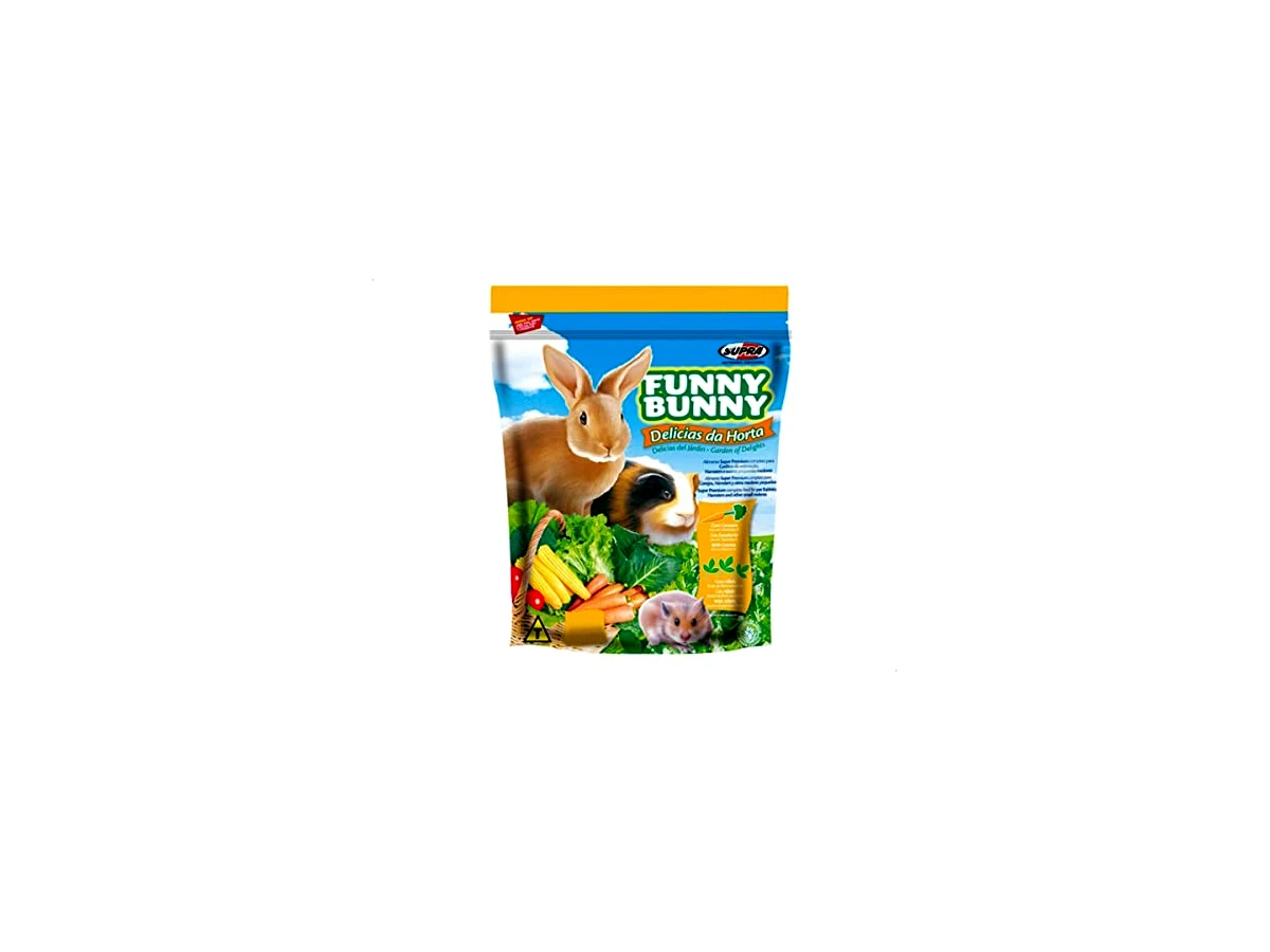 Supra Funny Bunny Delícias da Horta - alimento para coelhos - 500g