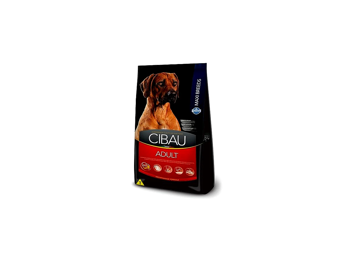 Ração Cibau Super Premium para Cães Adultos de Raças Grandes e Gigantes Sabor Frango - 15kg