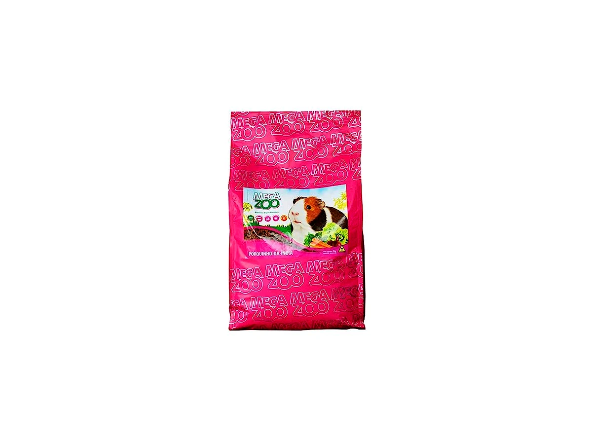 Megazoo Alimento Extrusado Super Premium para Porquinhos-da-Índia - 500g