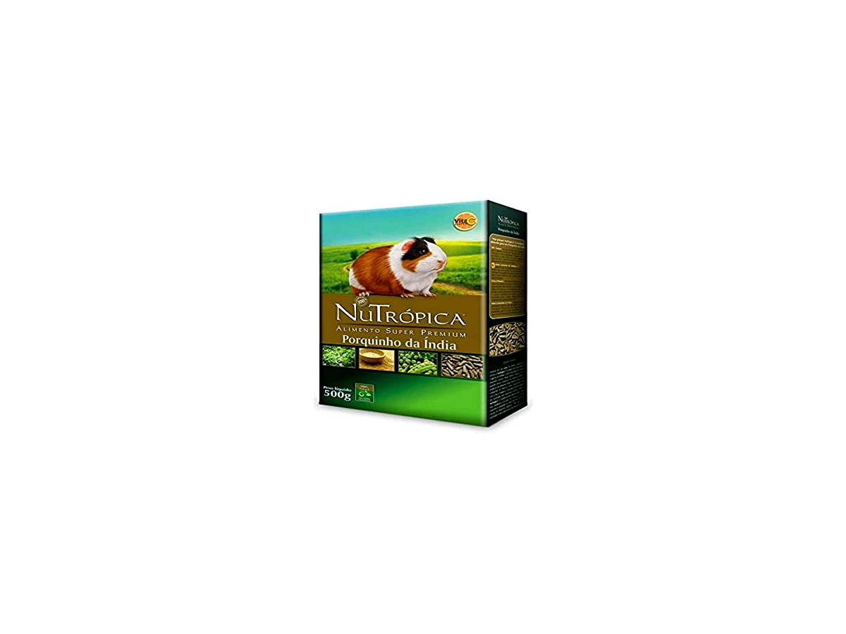 NuTrópica Alimento Super Premium para Porquinho-da-Índia com Vitamina C - 500g