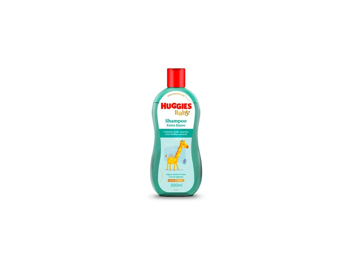 Shampoo Huggies Extra Suave Livre de Lágrimas 200ml
