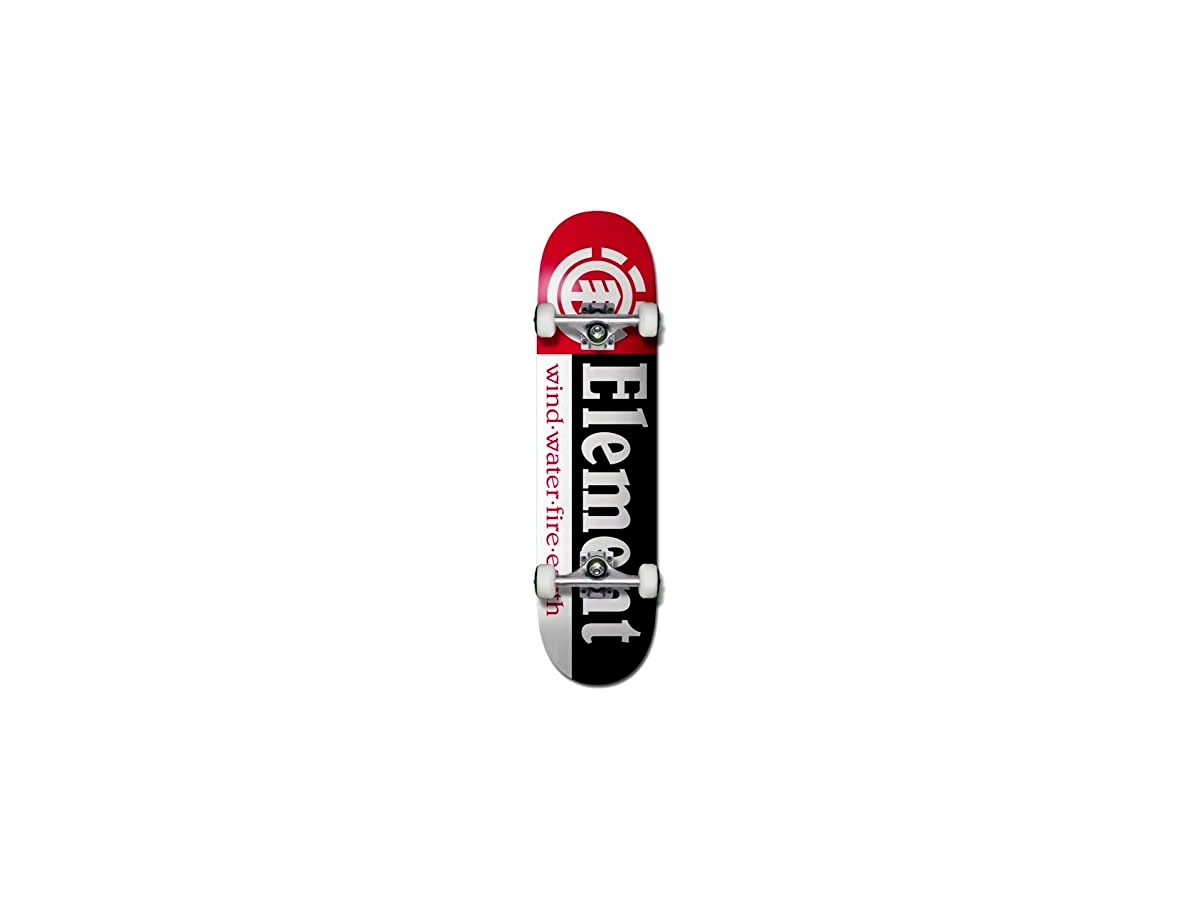 Skate Completo Element Section Black/Red/White 8.0" x 31.75"