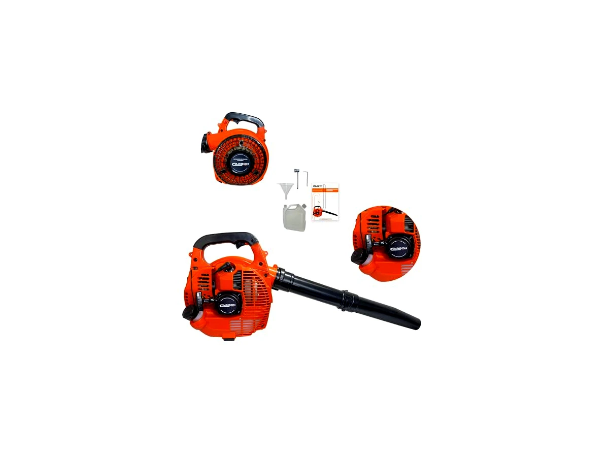 Soprador de Folhas Lateral a Gasolina 2T 26cc 0,9HP Portátil Leve Potente Carbon Fak