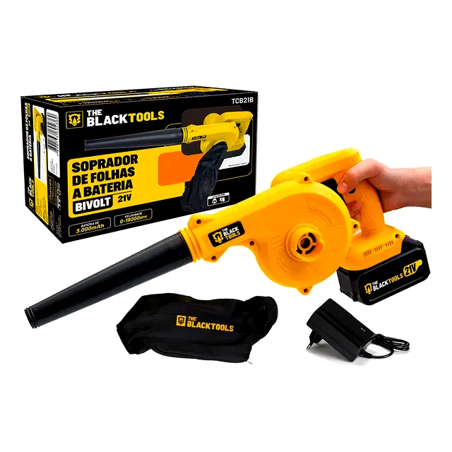 teste Soprador de Folhas The Black Tools A Bateria TCB21B