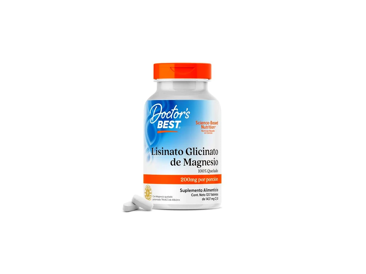 High Absorption Magnesium 100% Chelated with Albion Minerals 100mg 120 Tablets - Doctor's Best