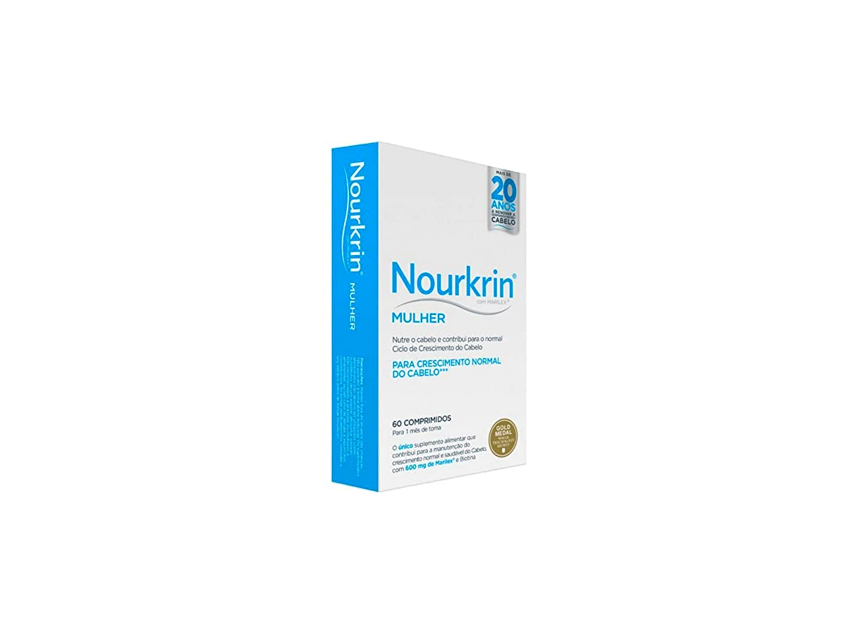 Suplemento Alimentar Nourkrin Woman Tratamento Queda De Cabelo Pharma Medico 60 Comprimidos