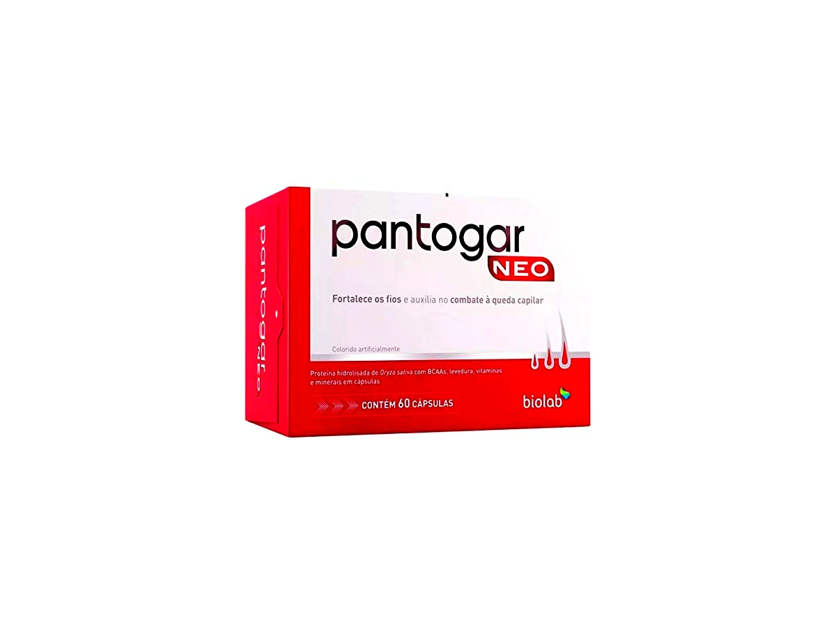 Suplemento Vitamínico Pantogar Neo Biolab 60 Cápsulas