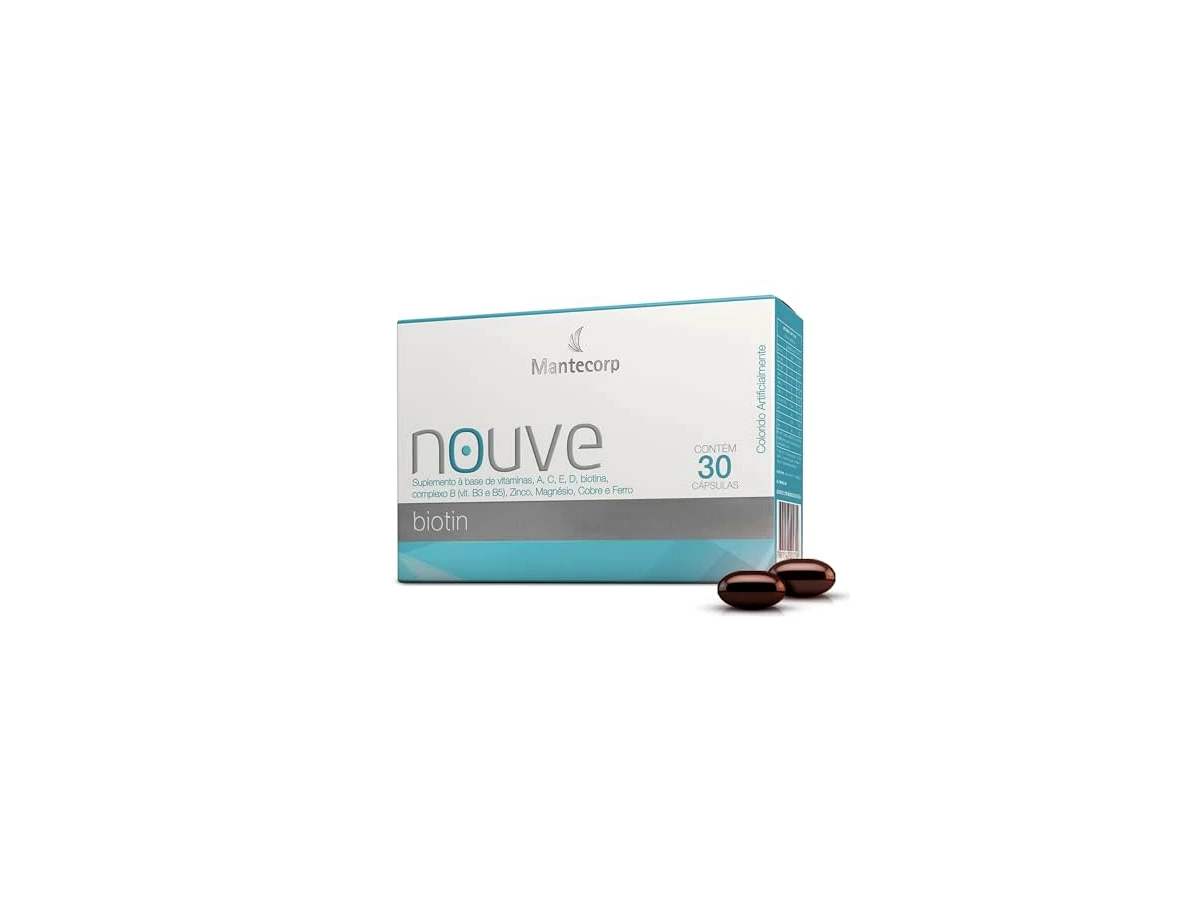 Nouve Biotin Mantecorp Skincare 30 Cápsulas