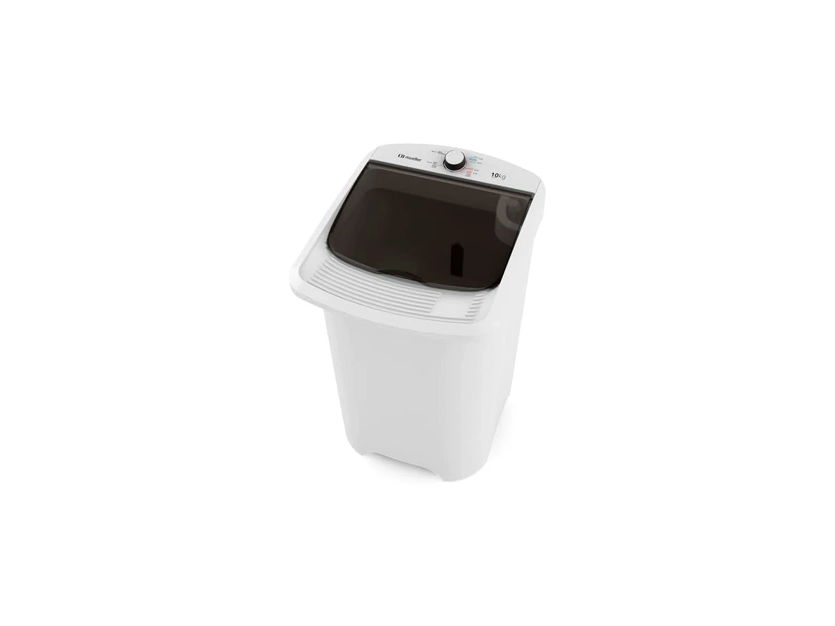 Mueller Máquina de Lavar Roupa Semiautomática Tanquinho 10 kg com Superesfregador Branco 127V MLT10C