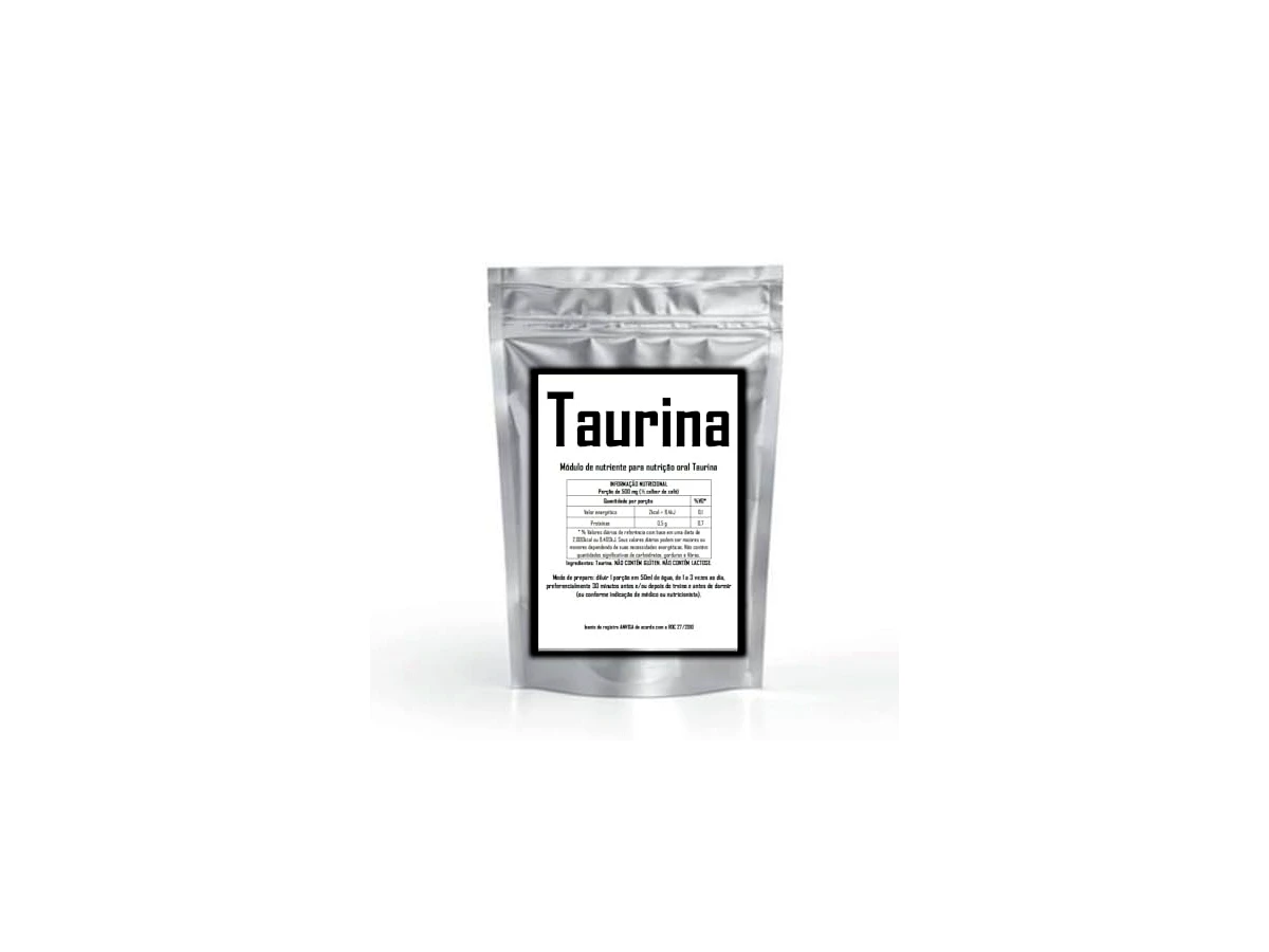 L-taurina 1kg - 100% Pura - Importada - Shape It