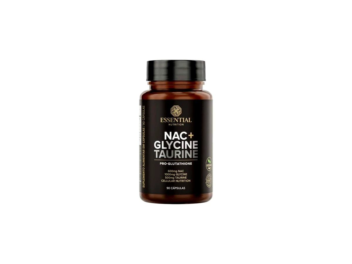 NAC + Glycine + Taurine - 90 Cápsulas - Essential Nutrition