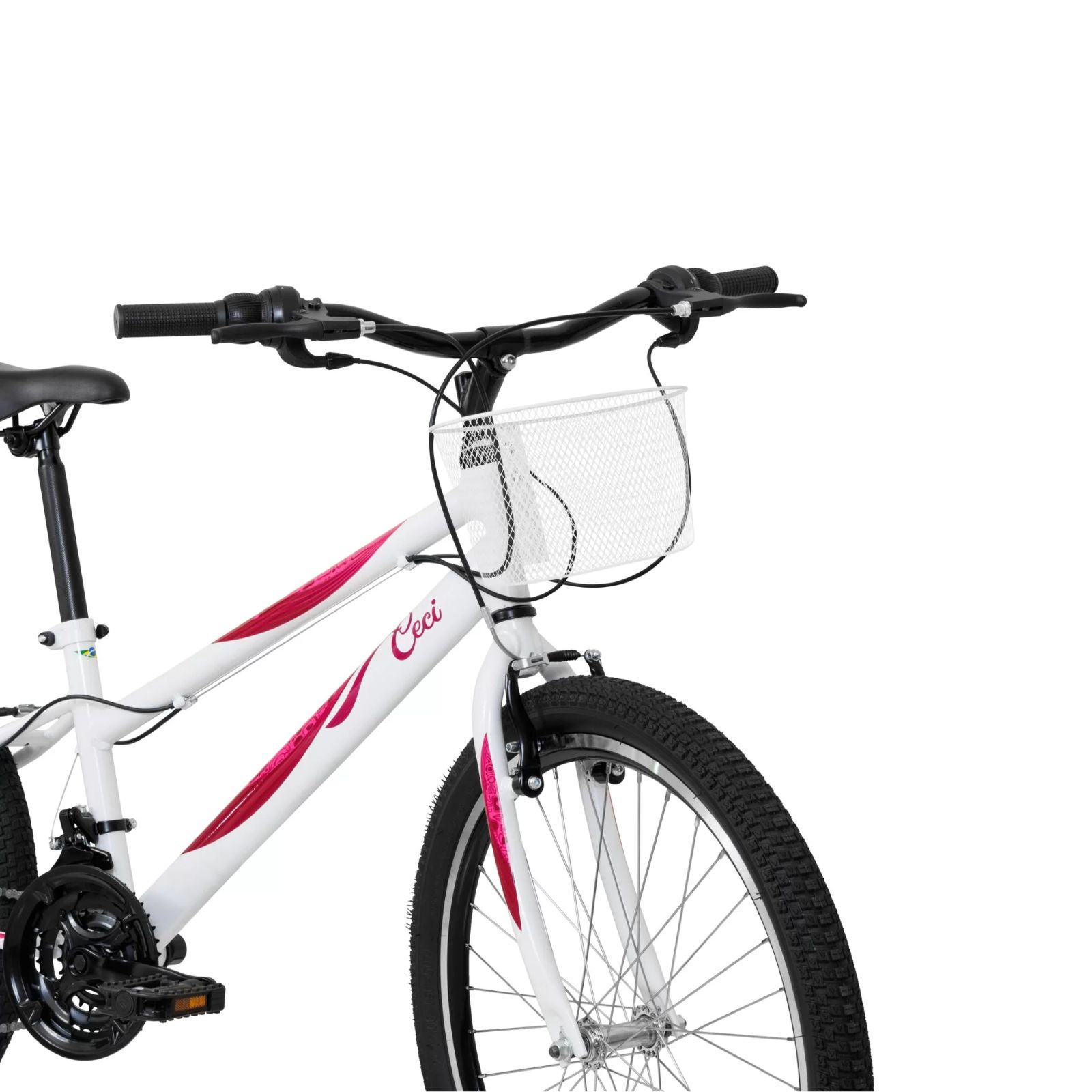 Bicicleta Caloi Ceci Aro 24 Feminina com Cestinha