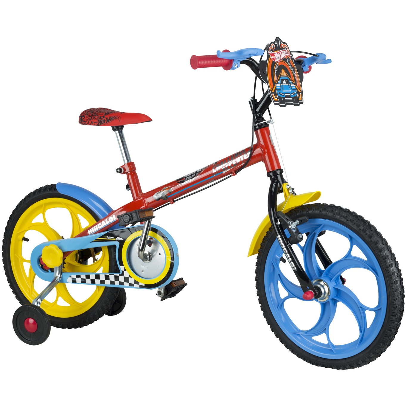 Bicicleta Infantil Aro 16 Caloi com Rodinhas Laterais e Cestinha