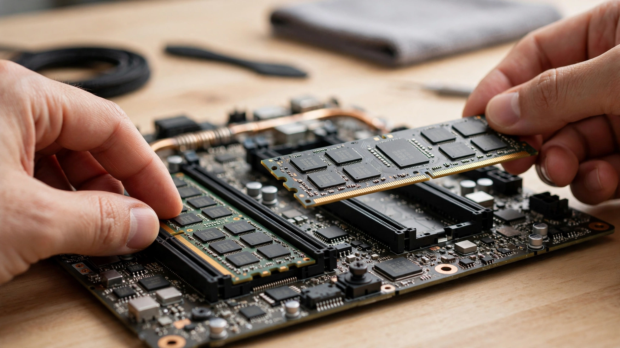 Instalacao de memoria RAM 16GB em notebook Windows 11