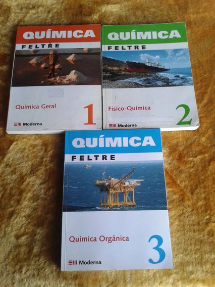 Colecao Quimica Ricardo Feltre 3 Volumes Quimica Geral Fisico-Quimica Organica