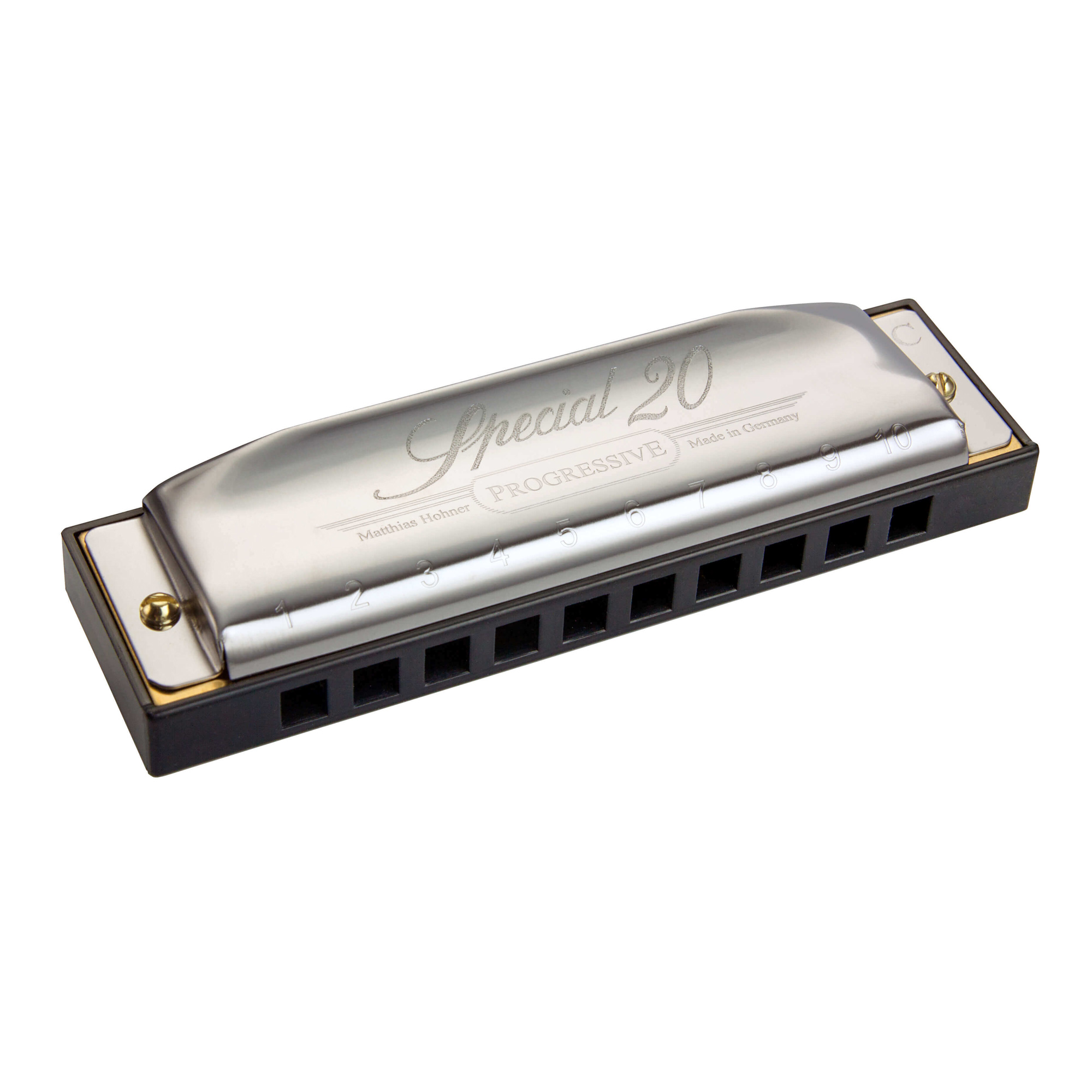 Gaita Diatonica Hohner Special 20 em Do C Corpo em ABS