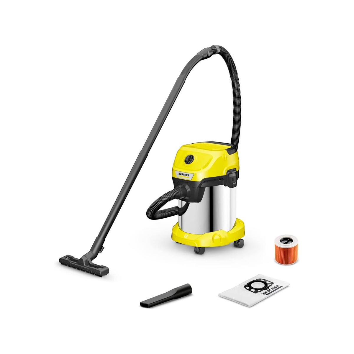 Aspirador de Po e Agua Karcher WD3 1400W com Soprador