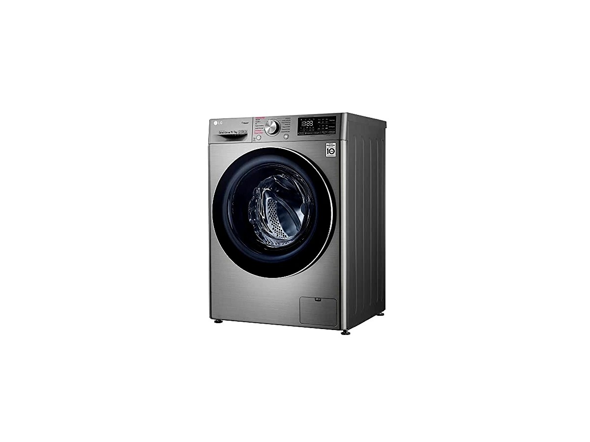 Lava e Seca LG Smart VC4 11kg / 7kg Aço Escovado