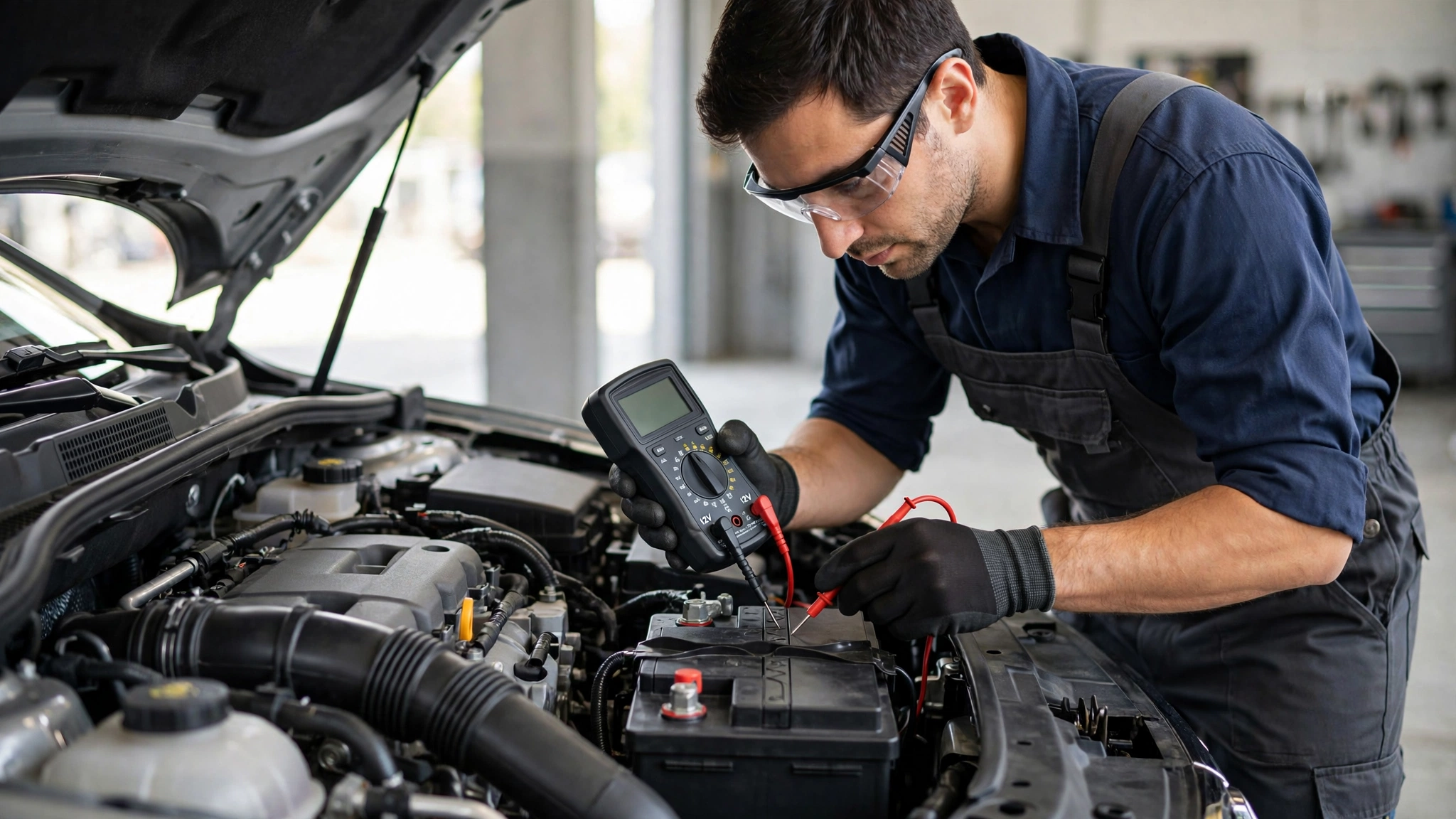 Como testar bateria automotiva com multimetro digital