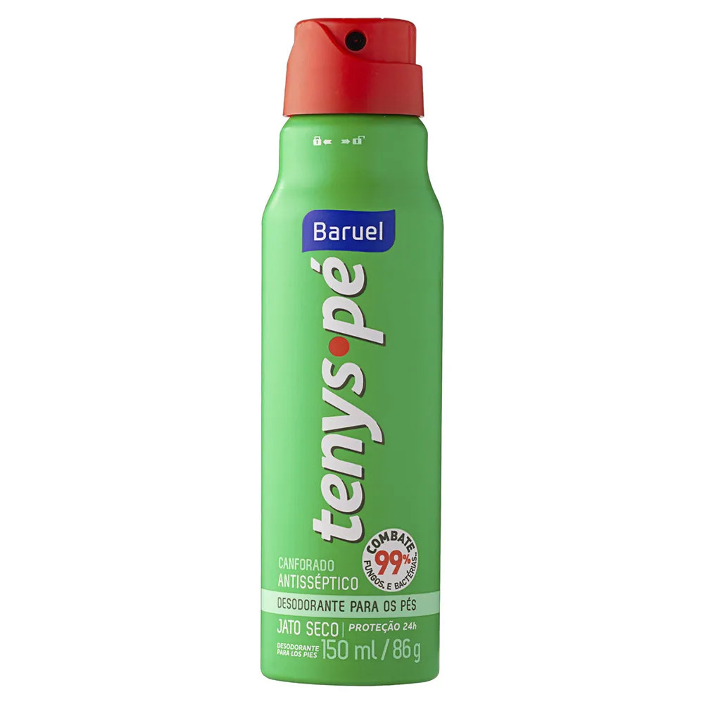 Desodorante Aerosol Tenys Pe Baruel Original Canforado