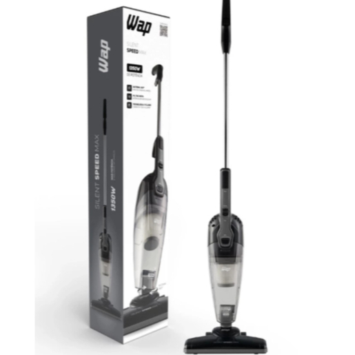 Aspirador de Po Vertical WAP Silent Speed Max 1350W HEPA 2 em 1